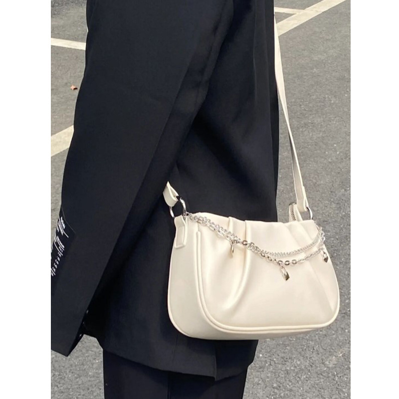 Personalizable Niche Design Arm Crossbody Satchel Modern Chic Style