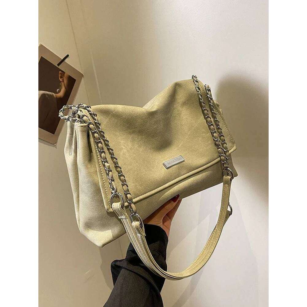 Women's 2025 New Designer Bag Shoulder Bag Vintage Versatile Chain Crossbody Single Underarm Bag