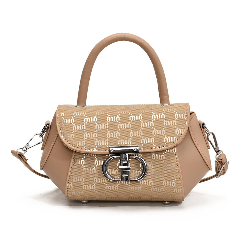 Luxury Brand Designer Bag Korean Style Simple Casual Handbag 2025 Summer New Fashionable Single Shoulder Bag Commuting Textured Trendy Crossbody Bag