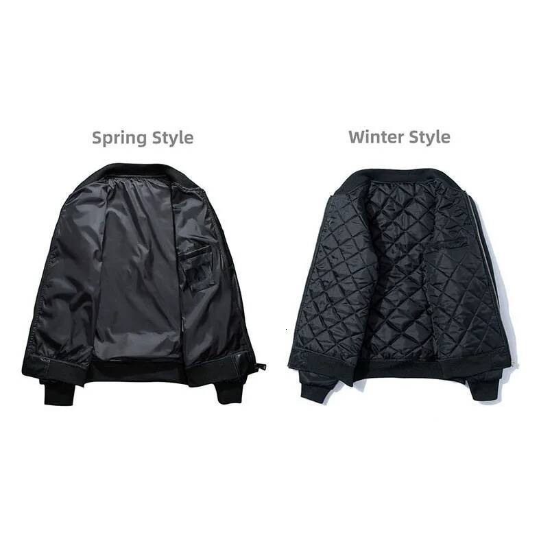 Spring Bomber For Men Women Padding Military Jacket Varsity Baseball Coat Mens Windbreaker Male Clothing Ma1 Winter Z1