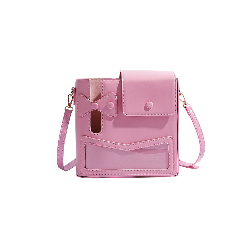 New Bowknot Water Women, Cute Outdoor Portable Drink Bottle Bag, Crossbody Bag for Students