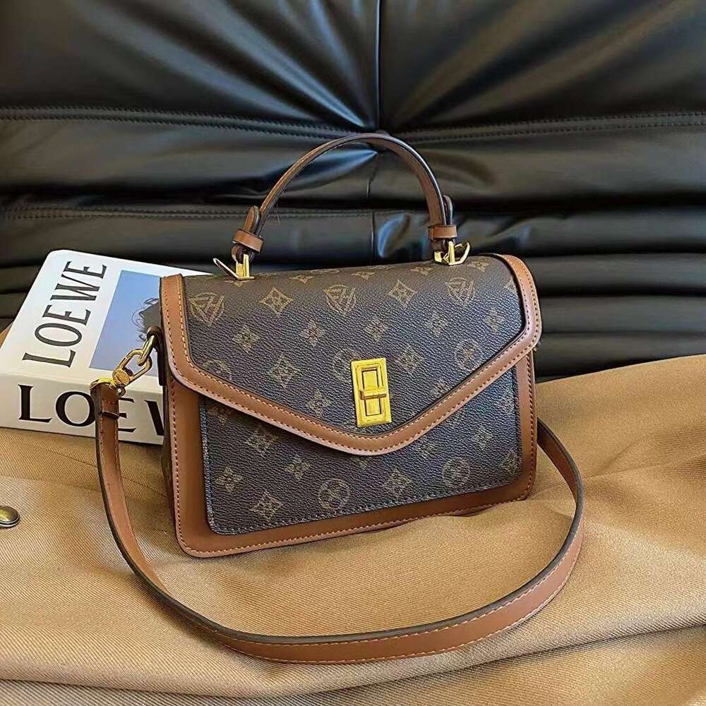 DHessentials Luxury Monogram Kelly Bag - Stylish Crossbody Shoulder Bag for Women, Fashionable PVC Handbag (3 Color Options)