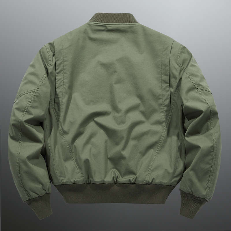 Men's Clothing Thick bomber autumn and winter loose large size men's baseball jacket casual cotton clothing