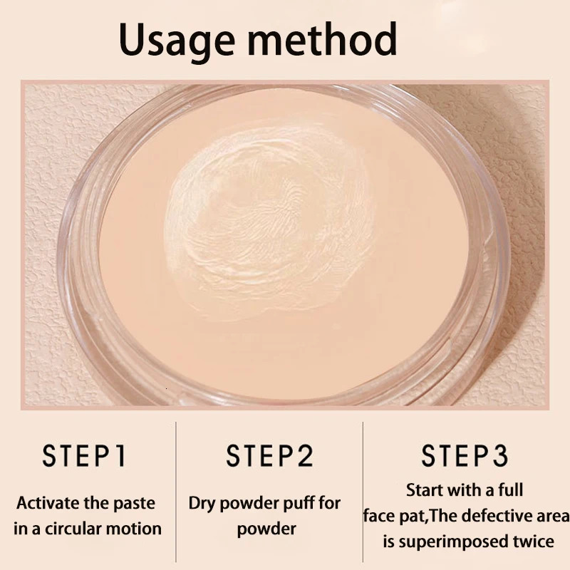 Mousse Foundation Cream Cushion Compact lasting Waterproofing Concealer High Coverage Foundation Korean Makeup Base 250812