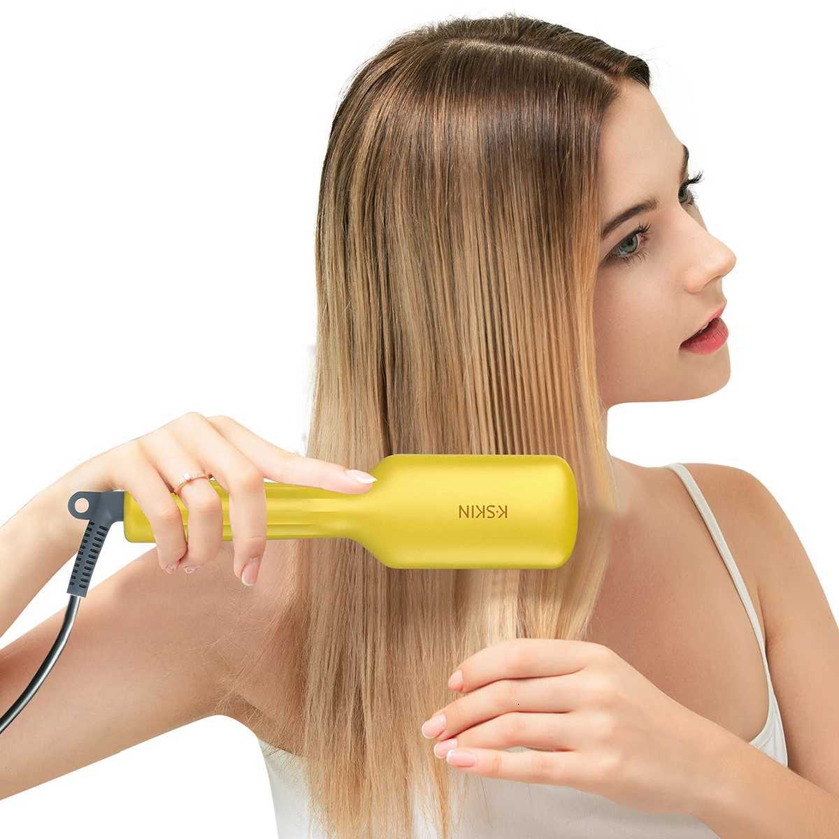 DropShipping Electric Cute Hair Brush Anions Fast Hair Care Styling Tools Heating Straightened Comb W250814