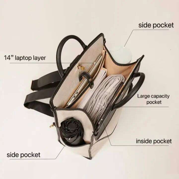 Fashion Laptop Multifunctional Large Capacity Casual Minimalist Style Outdoor Travel Backpack Bag