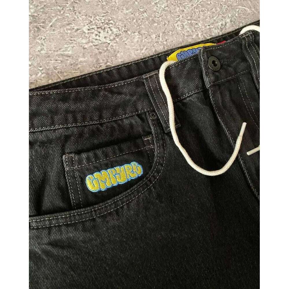 American Vintage Washed Distressed Jeans High Street Casual Japanese Women Pants Y2k Loose Straight Fit Slim and Versatile