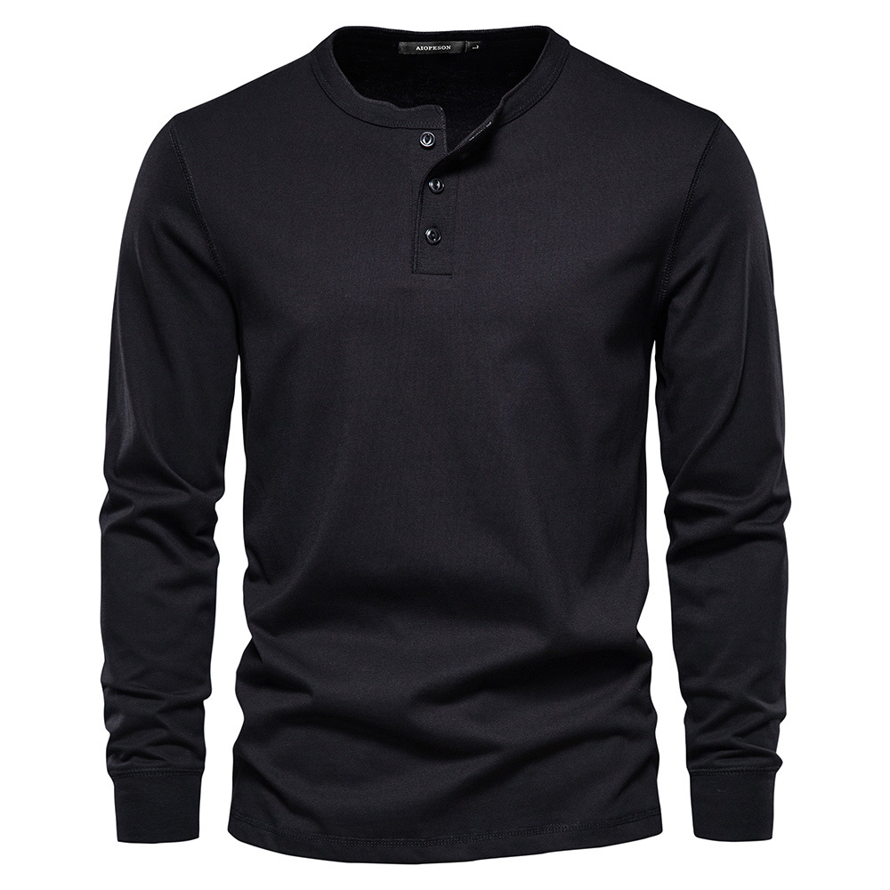 Mens designer t shirt Men's Long Sleeve T-Shirt Fashion Casual Round Neck Slim Fit Sportswear Top European size: S-2XL
