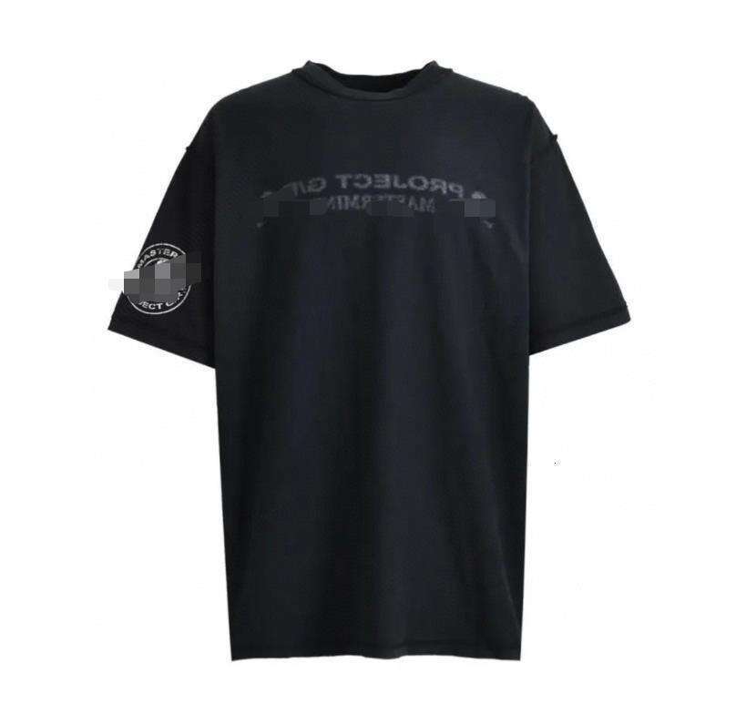 Niche Trendy Brand G/R Collaboration Skull Camouflage High Street Summer Unisex Couple Loose Short Sleeve T-Shirt Trend