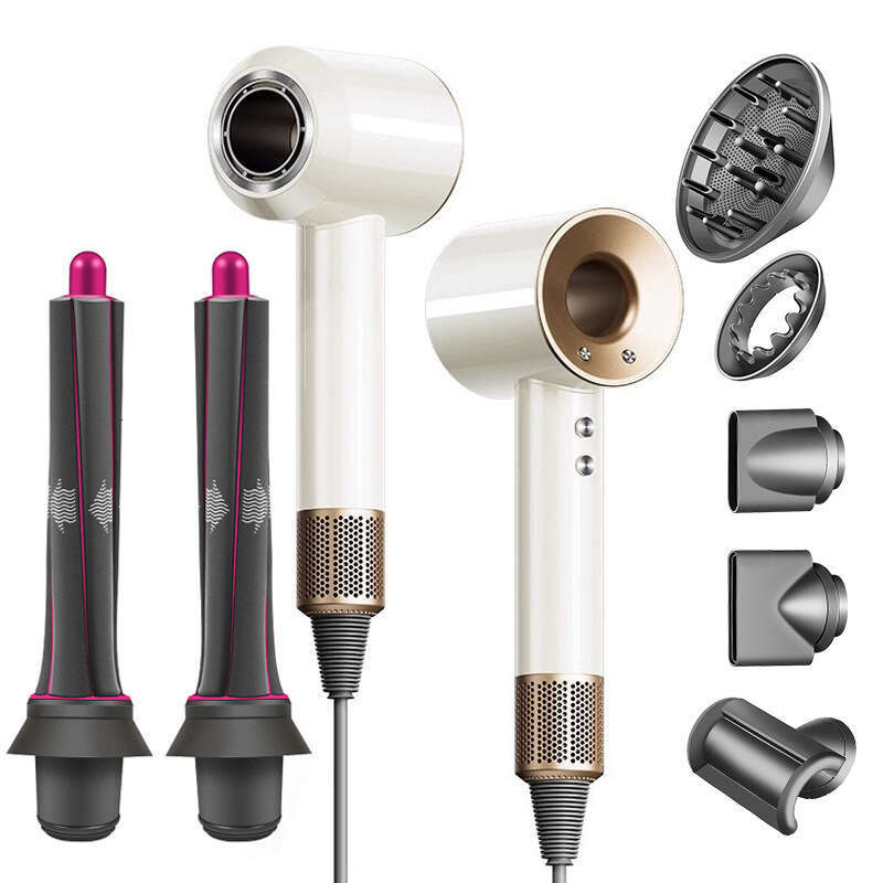 7-In-1 Curling-Iron Home Use Negative-Ion Care Quick-Dry Silent High-Speed Multi-Function Hair Dryer