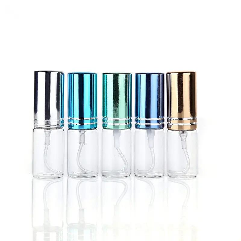 20pcslot 5ml 10ml Travel Portable Perfume Bottle Spray Bottles sample empty containers atomizer Mini refillable bottles 250813