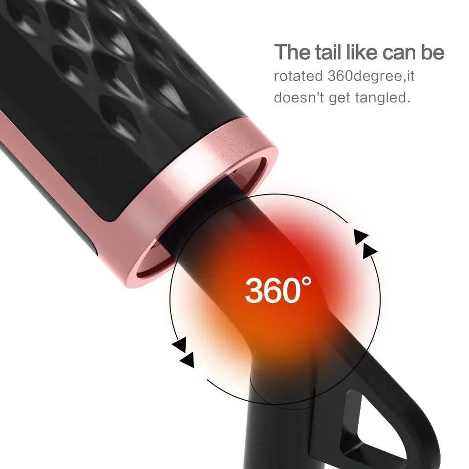 Unisex Hair Straightener Brush Hot Comb Wireless Beard Straightener for Men Beard Comb Hair Curler Styling Tool W250814