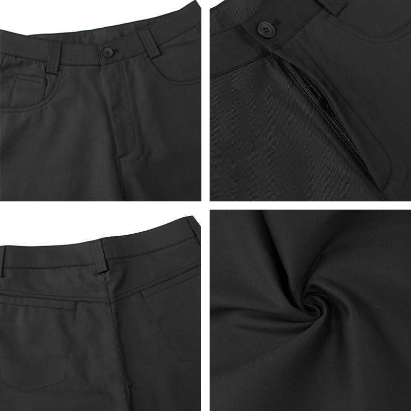 American Style Draped Scimitar Trousers Men's Trendy Loose Fit Suit Casual Long Pants B5