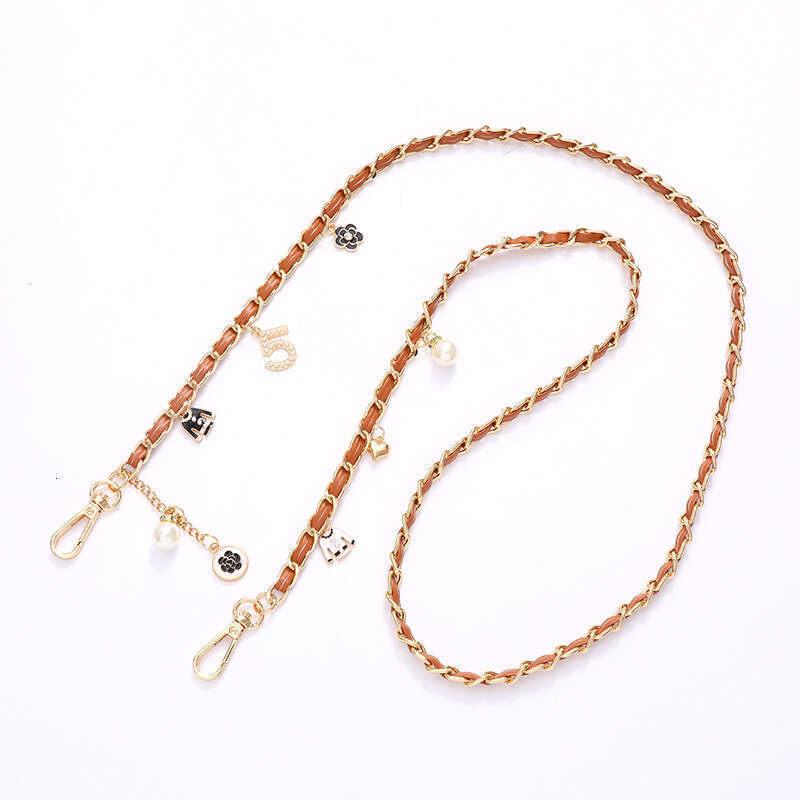 Bag Charm Designer charms women Camellia Accessories Number 5 shoulder Bags Multifunctional chain Shoulder Strap men Phone Lanyard Pendant