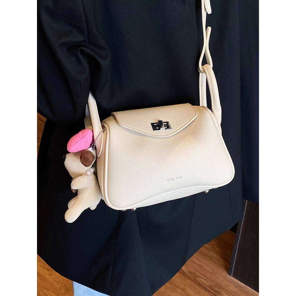 Spring Niche Lychee Pattern Single Shoulder High-End Elegant Pillow 2025 New Women's NEW free shipping Versatile Fashion Small Bag