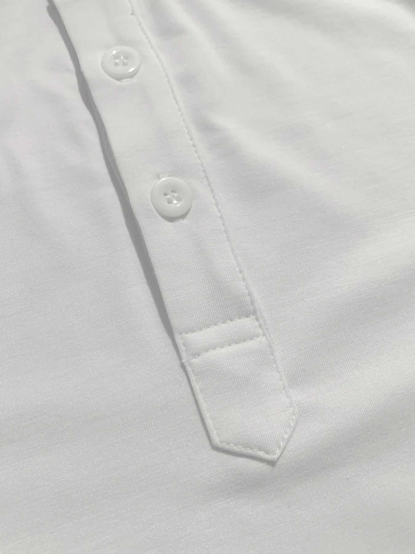 New Bodybuilding Long Sleeve Henley T-Shirt Sports Stretch Casual Base Shirt XJ250804