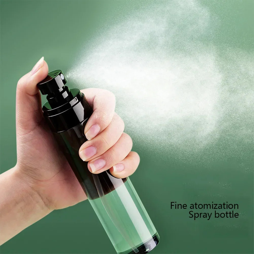 306080100ml Refillable Spray Bottles Alcohol Atomizer Mini Fine Mist Liquid Container For Skin Care Makeup Travel Accessories 250813