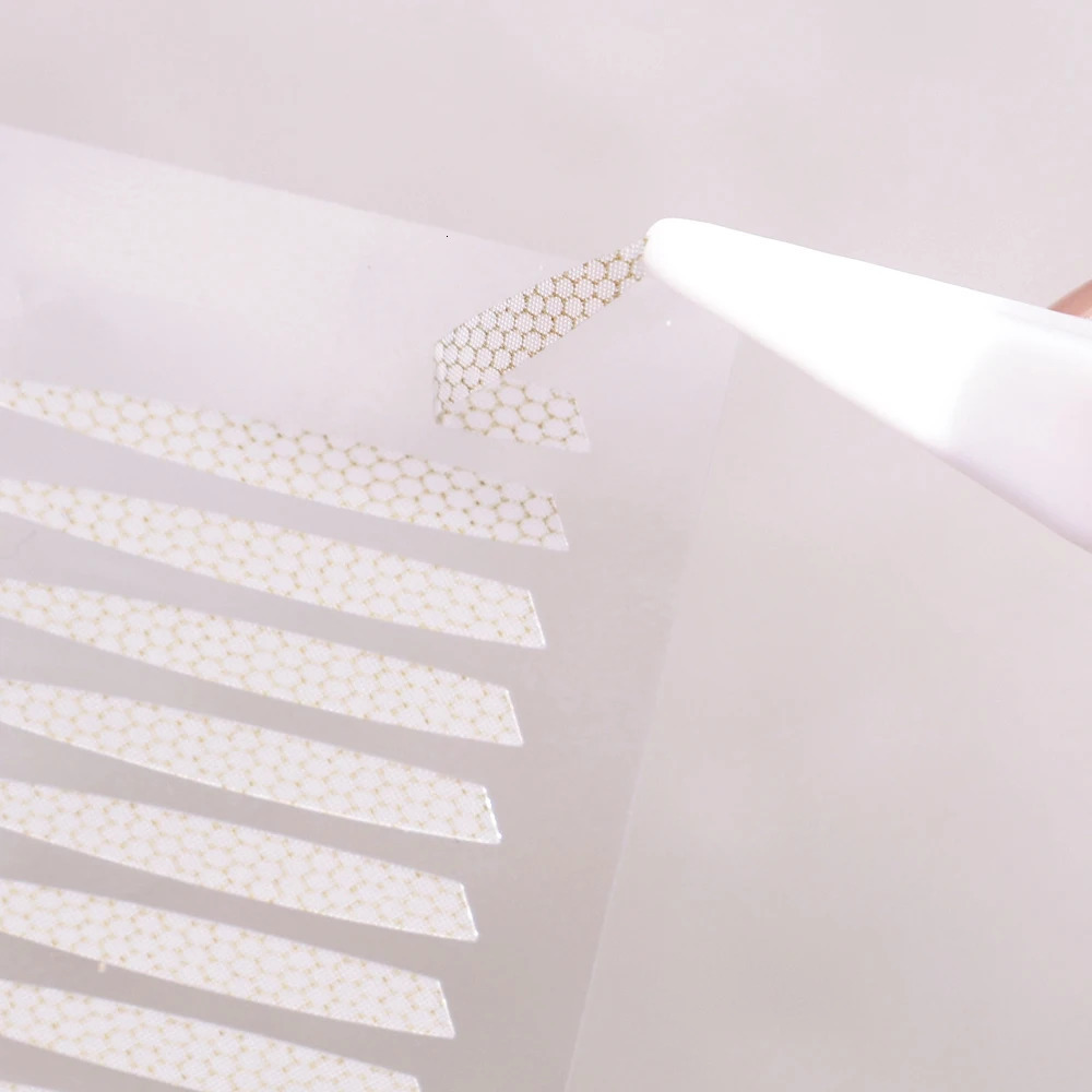 Invisible Double Eyelid Sticker Natural Transparent Self Adhesive Mesh-Lace Eye Tape Sticker Waterproof Women Eye Makeup Tools 250811
