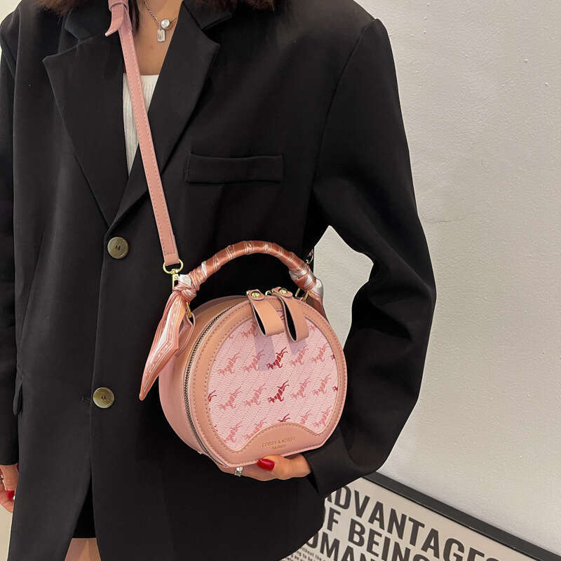 2025 New Designer bag Luxury bag High-End Trendy Fashion Handheld Small Round Versatile Single Shoulder Crossbody Bag