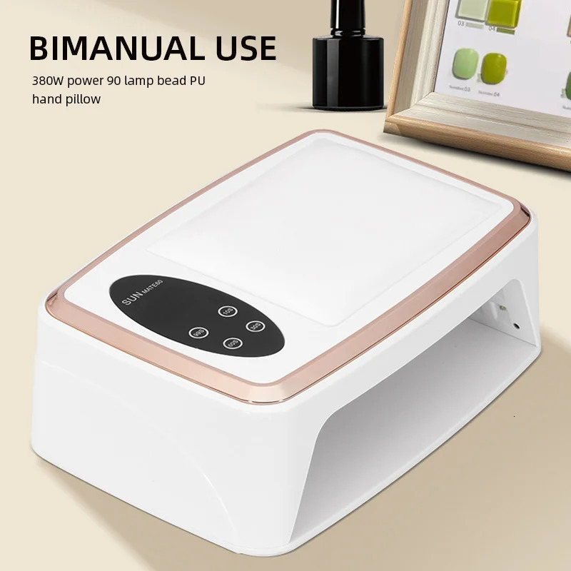 90LEDs Powerful UV LED Nail Lamp For Drying Nail Gel Polish Dryer With Motion Sensing Professional UV Lampe for Manicure Salon 250807