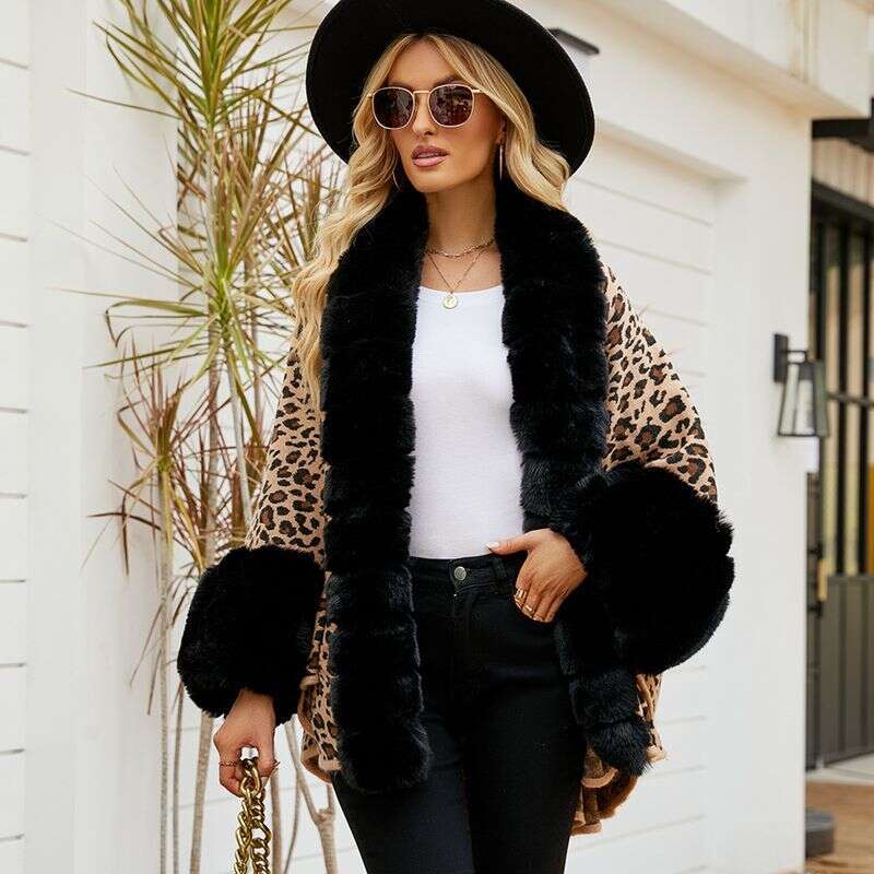 Autumn And Winter New women's shawl sweater cardigan Casual Knitted keep warm