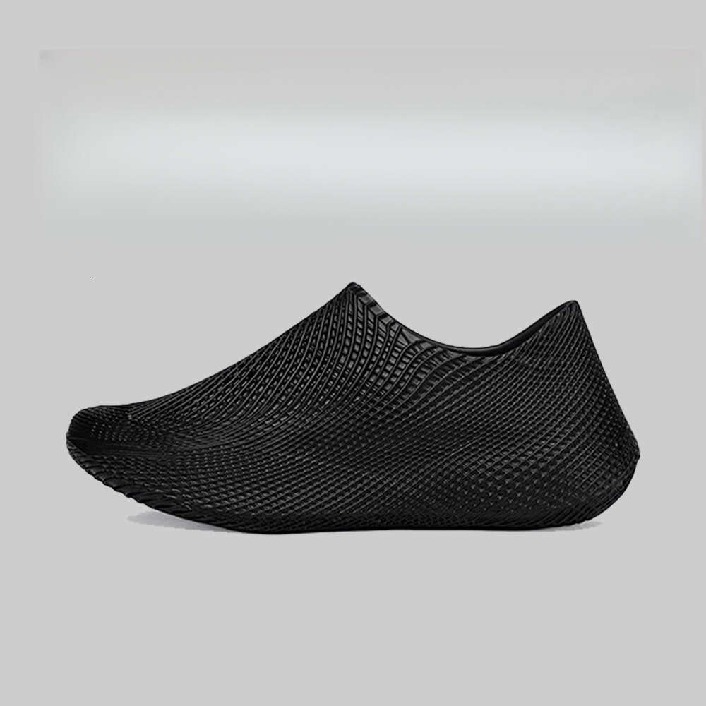JGJP Black Warrior Breathable Honeycomb Lightweight Soft Sole Unisex 3D Printed One-piece Coconut Clog Shoes