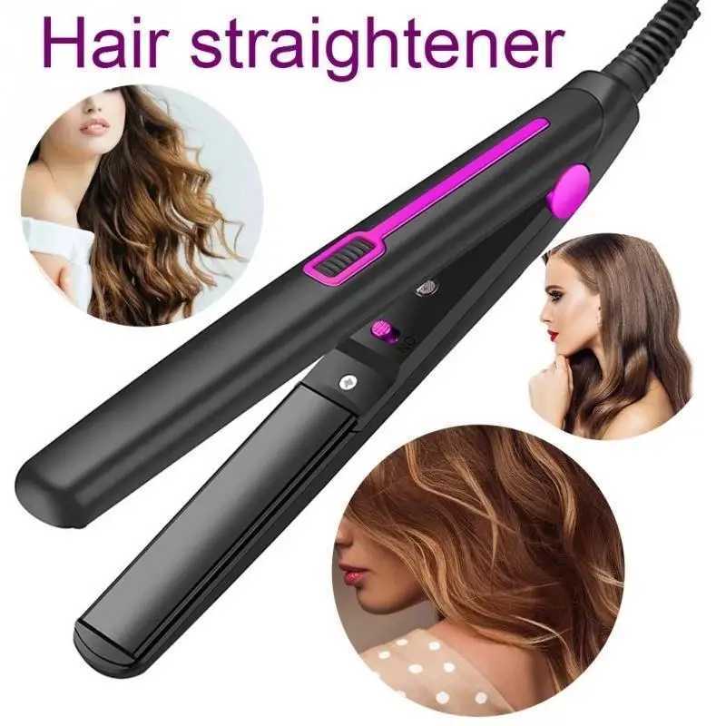 Professional Hair Straightener Ceramic Negative Ion Hair Style Tool Fast Heating Hair Iron Curler 2 in 1 Hairdressing Appliance W250814