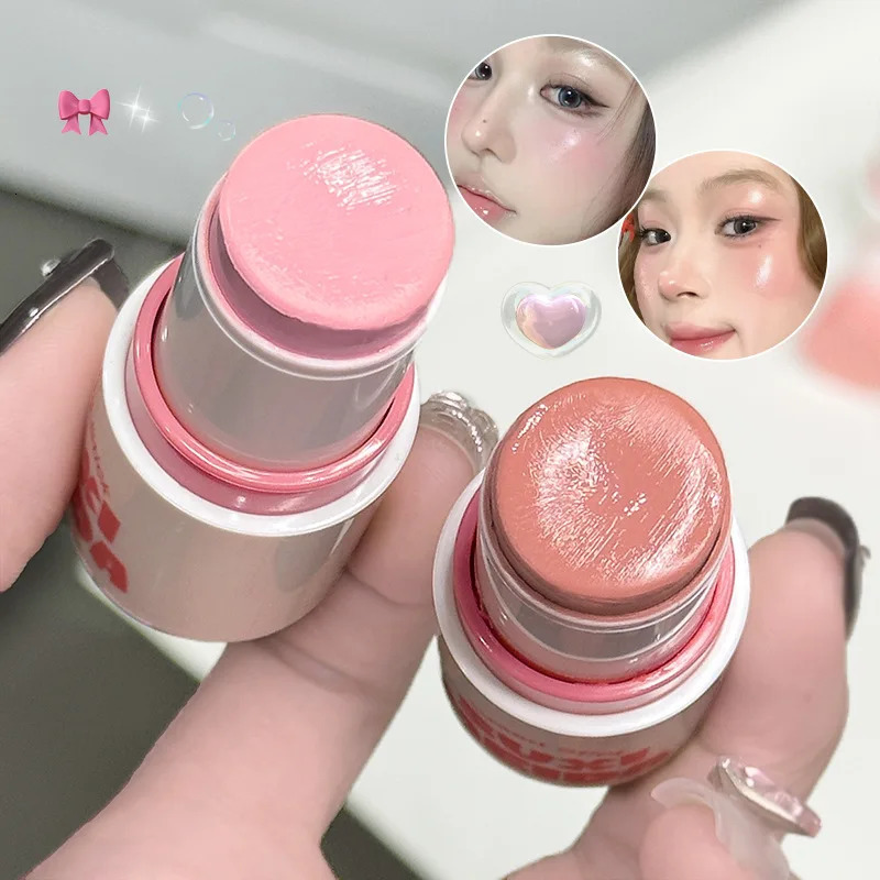 Water Light Rouge Blush Stick Cream Smooth Cheek Tint Monochrome Nude Blusher Natural Pink Orange Brighten Face Contour Makeup 250813