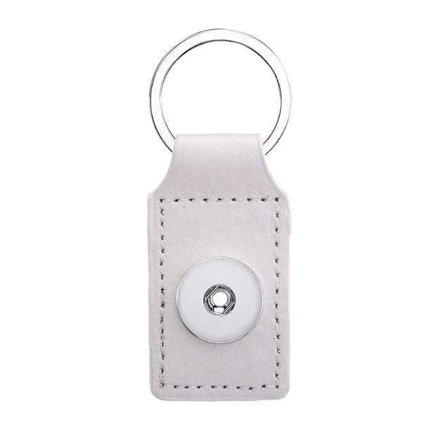 Keychains & Lanyards Noosa Pu Leather 18Mm Square Snap Button Key Rings Keychain Fit Diy Ginger Snaps Keyrings Jewelry Drop Delivery Fashion Jewelry f