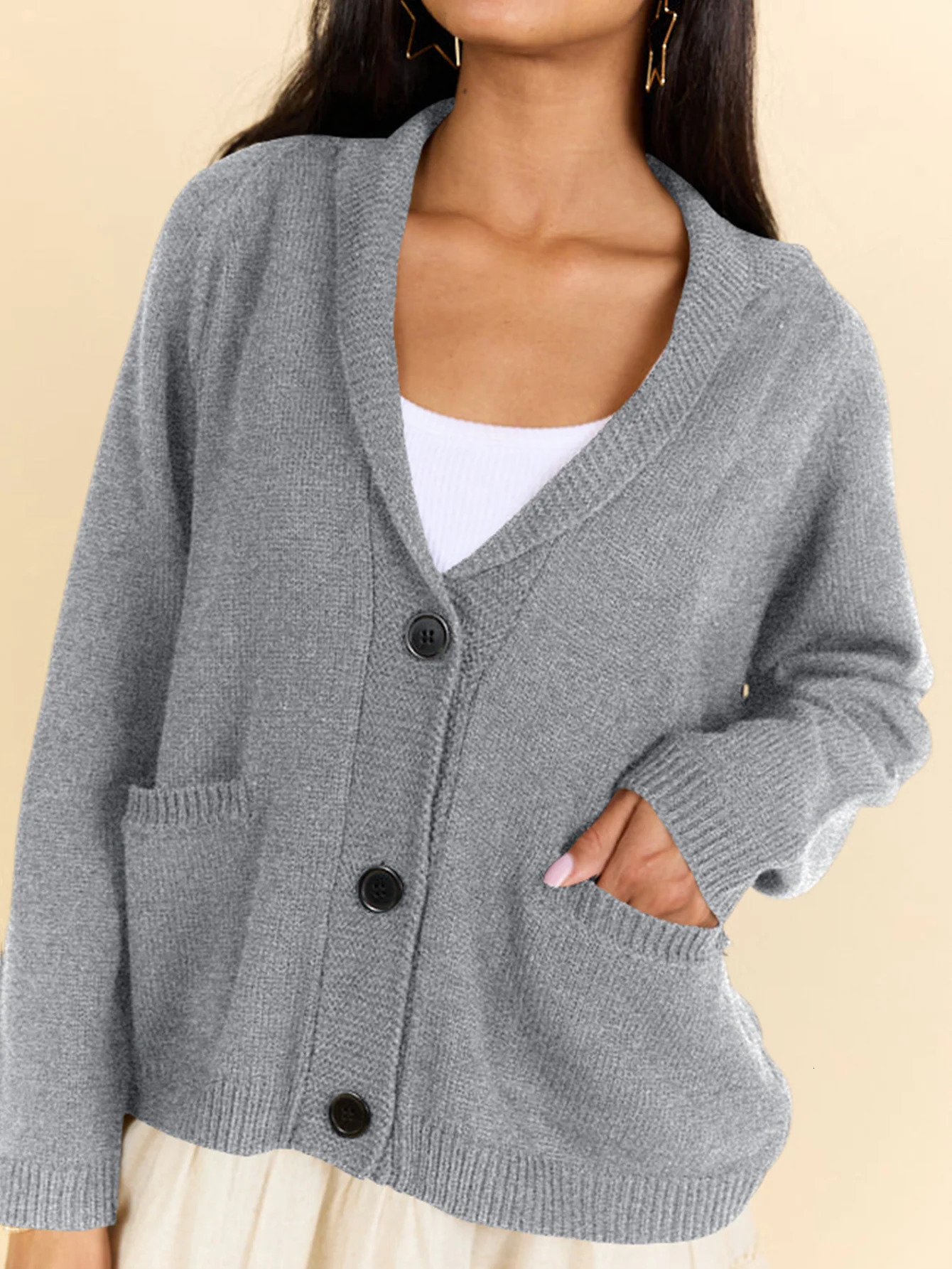 Fall Winter Women Print Cardigan Long Sleeve American Flag Sweater Cardigans Y2K Open Front Button Down Chunky Shawl Knitwear 250808