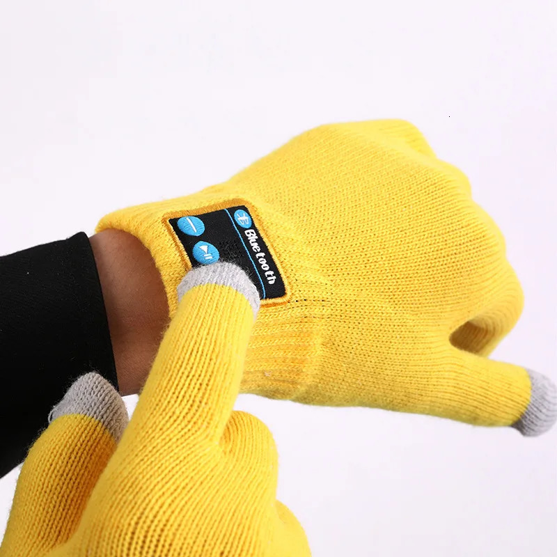 Wireless Blue Tooth Gloves Winter Warm Gloves Touch Screen with Built-in Stereo Speakers Calls Can Be Answered Headphones Glove 250813