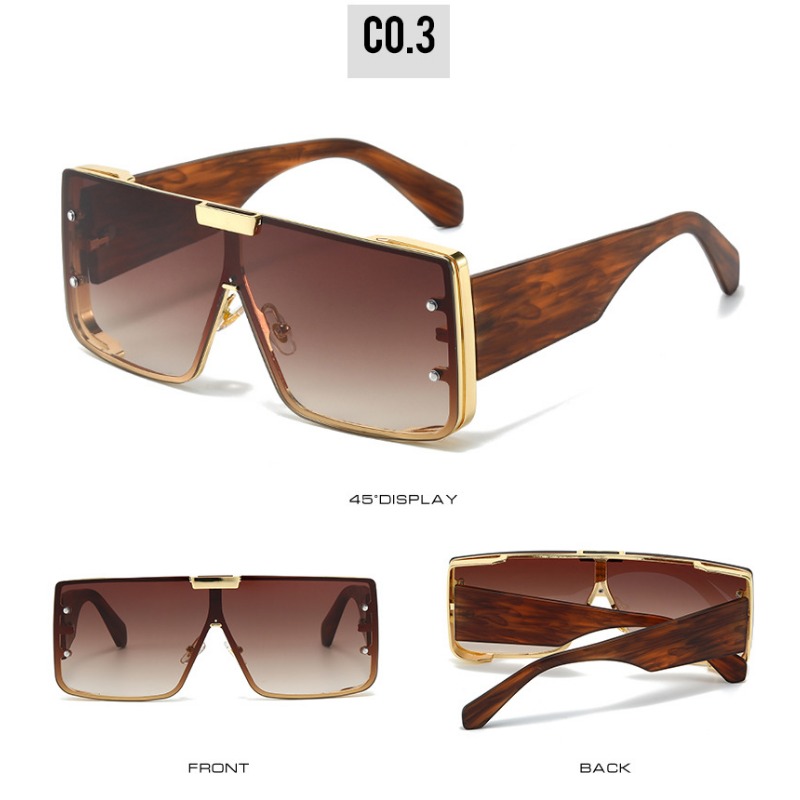 Square Frame Unisex Style Urban Photographer Glasses