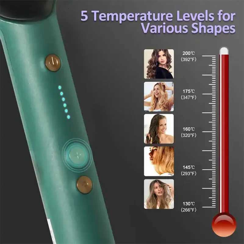 2-in-1 Electric Hair Straightener Ceramic Hot Comb Negative Ion Anti-scalding Styling Tool W250814