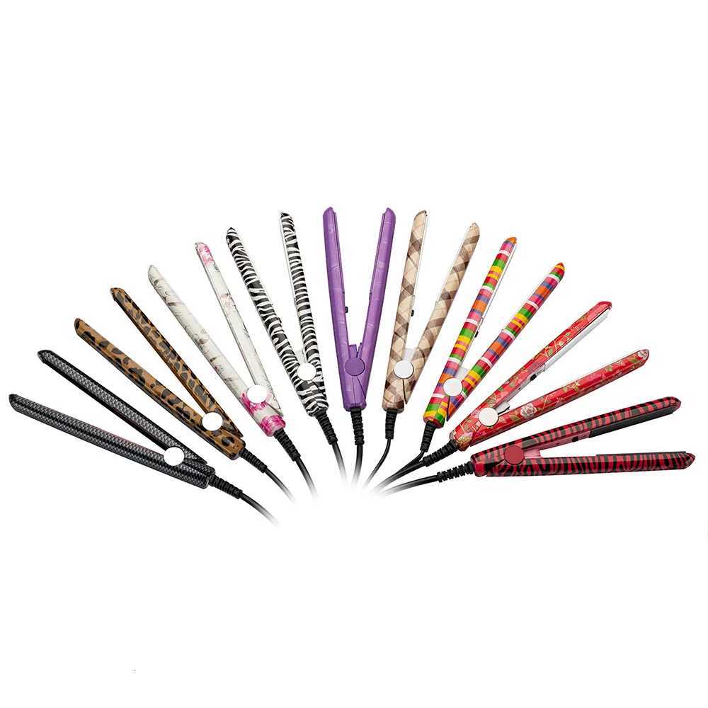 Mini Hair Straightener Iron Ceramic Straightening Corrugate Curling Iron Styling Tools Hair Curler EU Plug W250814