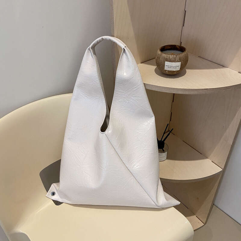 New Korean Style Lazy Underarm for Bags Designer Women Women, Casual Soft Leather Large Capacity Shoulder Bag, Trendy Niche Handheld Shopping Bag