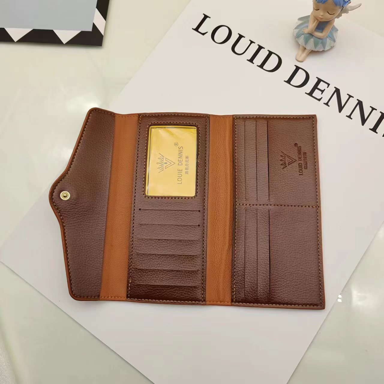 Luxury Brand Designer Bag Luxury Brand Designer Bag 2023 New Women's Long Soft Leather Wallet Fashion Simple Money Clip Multi-Card Slot Large Cap