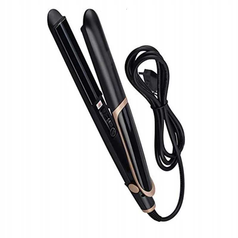 1nfrared Flat Iron Hair Straightener with Tourmaline Ceramic Plates 2 in 1 Hair Straightener Curler Iron W250814