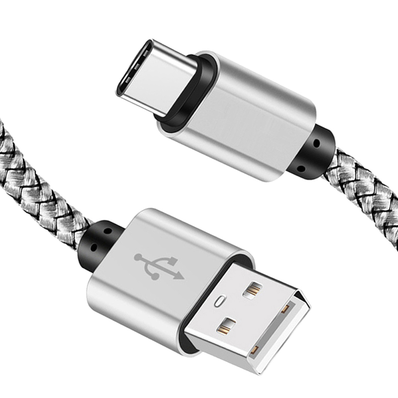 1m 2m 3m Nylon Braided date cable type c Micro usb cables for samsung galaxy s6 s7 edge s8 note 8 plus htc usb phone wire line