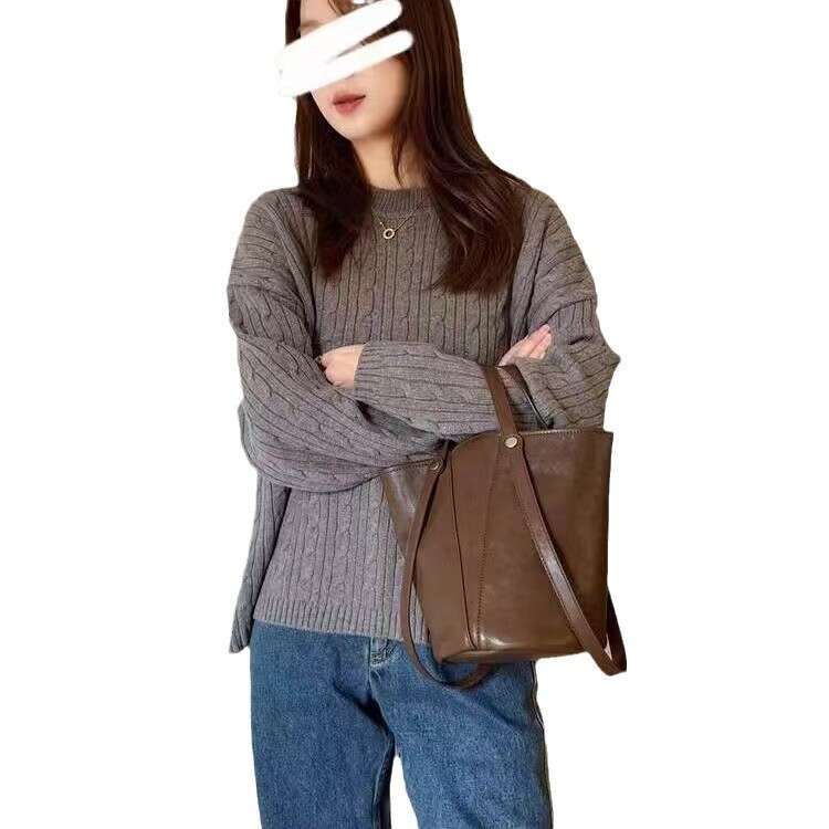 High-End Bucket for Women 2025 Autumn Winter New Large Capacity Underarm Versatile Tote Commuter Bag