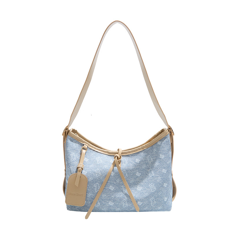 2025 New Women's Designer Handbag High-end Large Capacity Commuting Retro Color Block Leisure Multifunctional Single Shoulder Horizontal Bag Wall