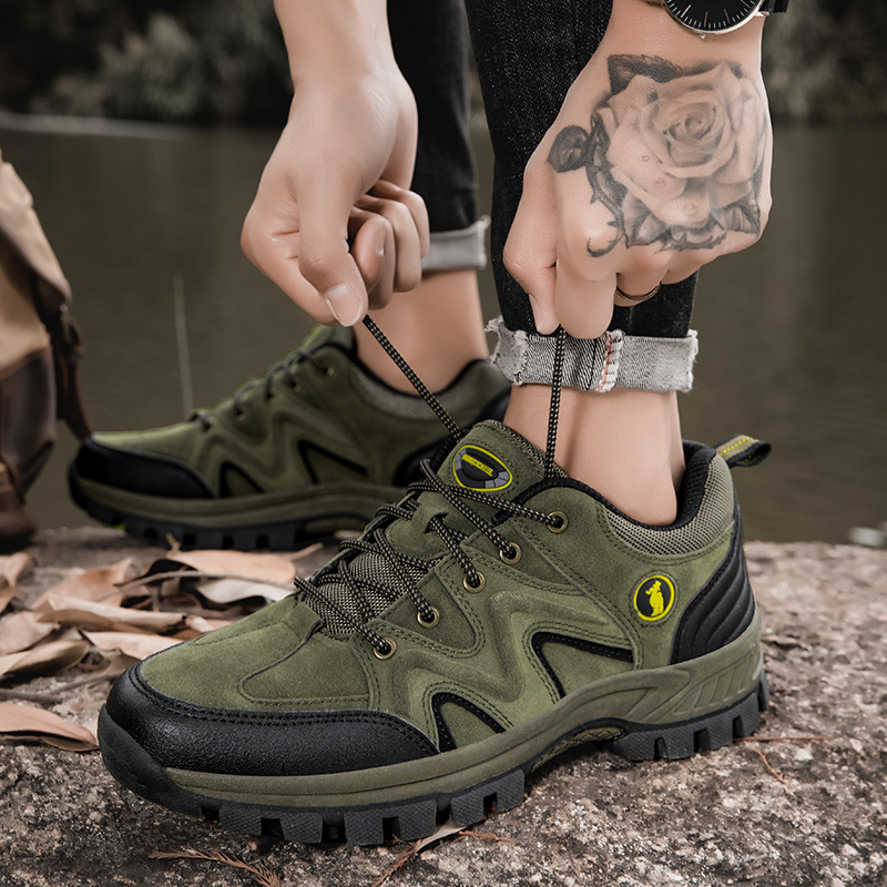 Men's new style mountaineering spring anti-skid travel waterproof sports shoes lightweight casual breathable men's outdoor