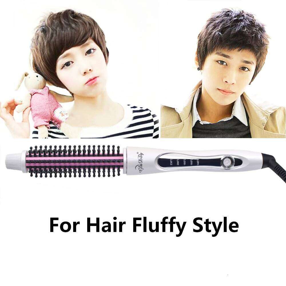 Straightening Brush Hot Heating Straight Styler Corrugation Curling Iron Hair Curler Comb