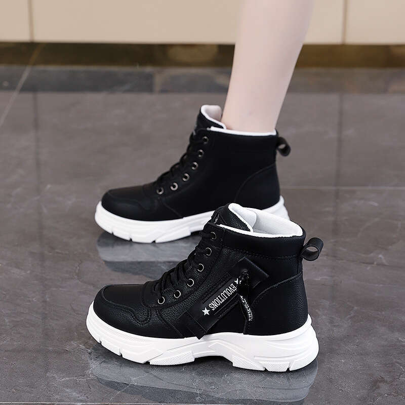Martin Boots Women, Autumn and Winter New Short Boots, 2025 Sports Casual Thick-Soled Non-Slip High-Top Sneakers for Women L951-1