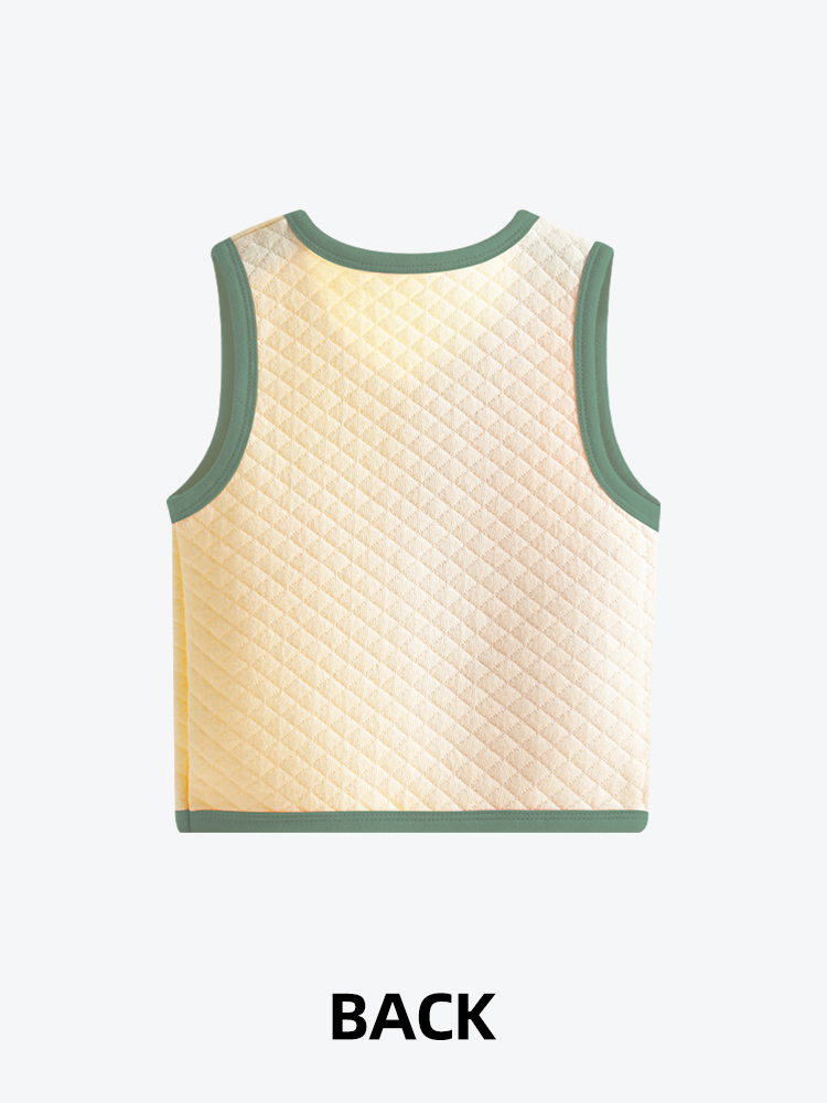 baby winter windproof cotton doublelayer thermal vest