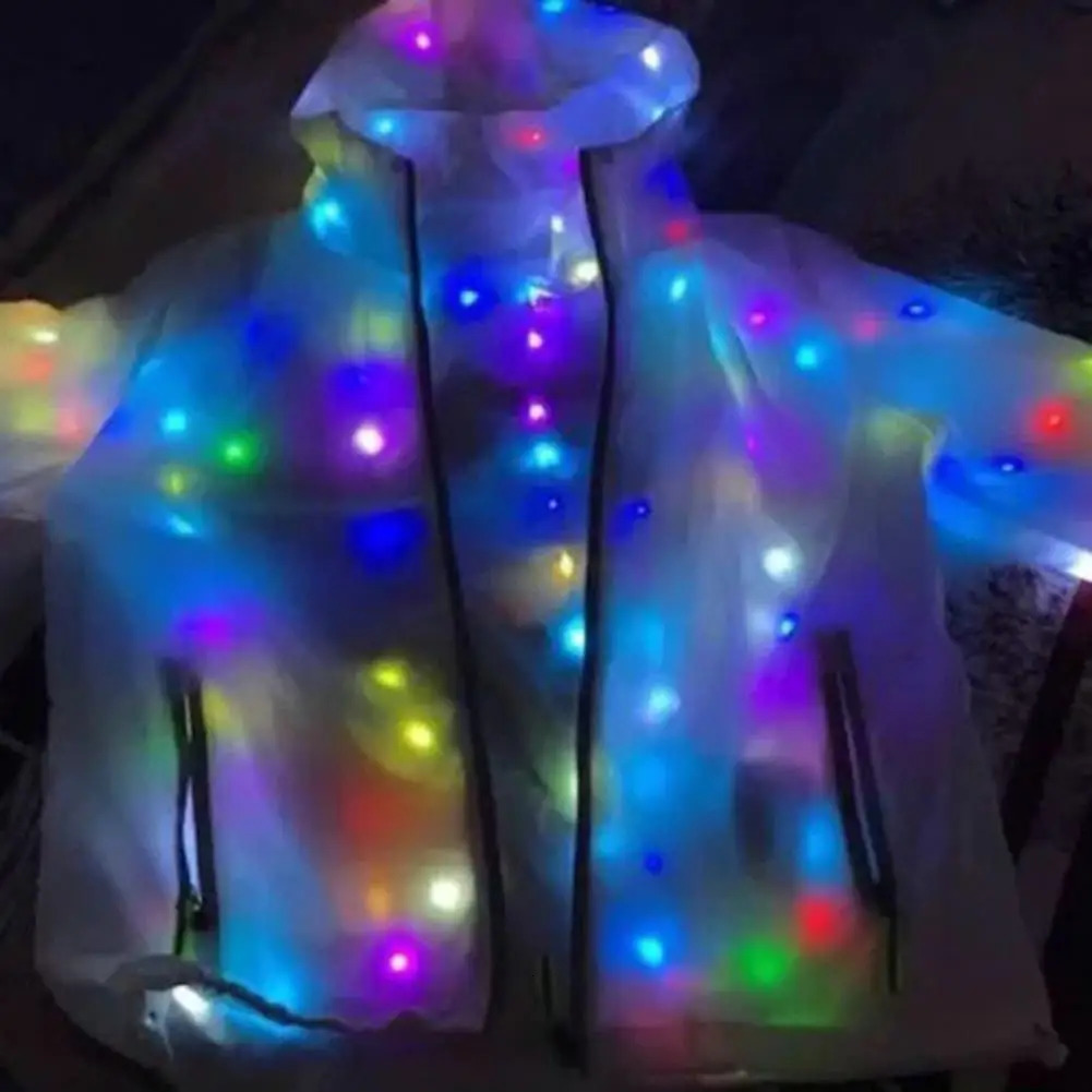 Colorful Light Led Glowing Jacket Light-up Nightclub Bar Party Jacket LED Luminous Hip Hop Stage Performance Jacket Dance Coat 250811