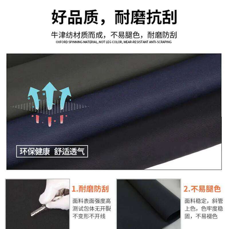 Business men's briefcase canvas waterproof large capacity 15.6 inch laptop work business official bag office