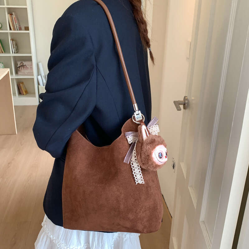 2025 New Trendy Large Capacity Bucket for Women, Fashionable Underarm Bag, Casual Shoulder Bag