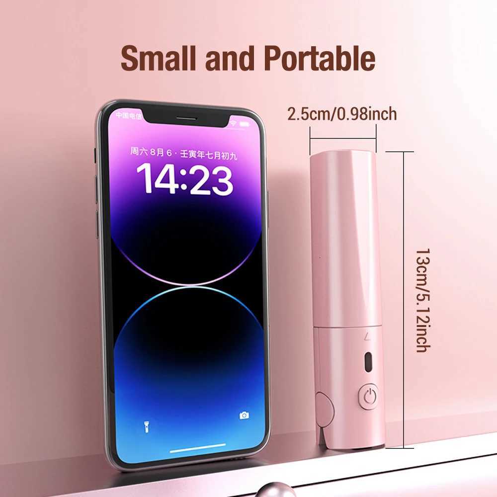 Multifunctional Hair Straightener Must-Have Portable Small Curling Machine Splitter Cuticle Protecting Damage Reducing USB Plug W250814