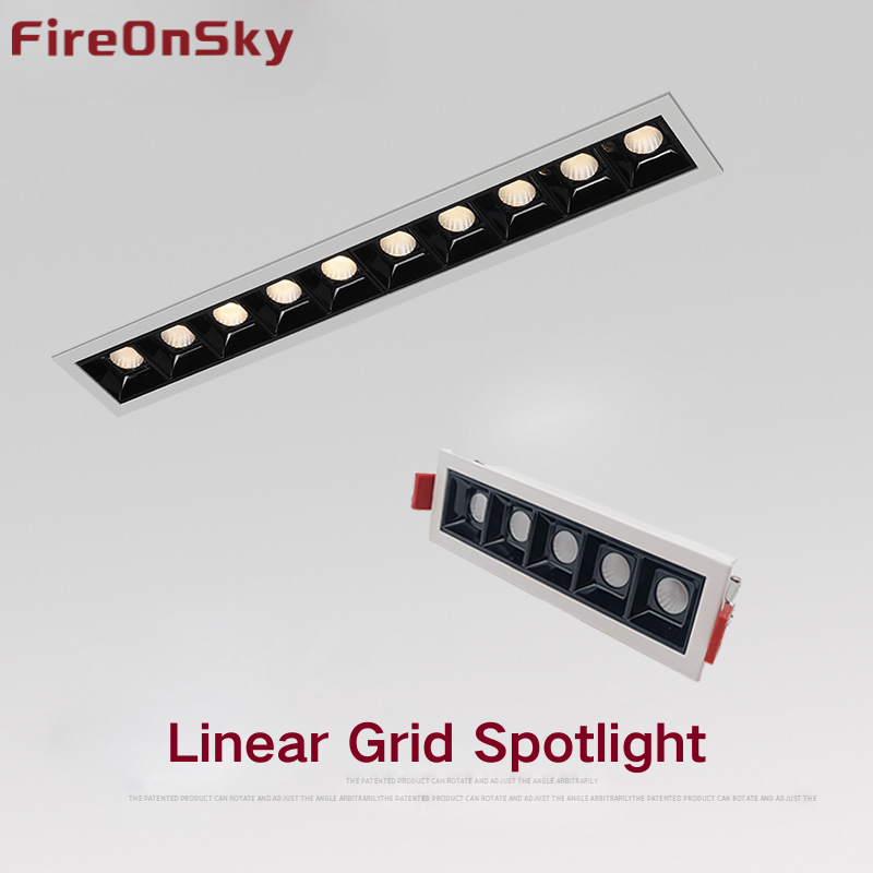 LED Concealed Grille Light for Living Room & Bedroom - Embedded Installation Multiple specifications to choose from 2