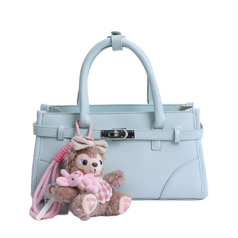 Korean 2025 New Style Solid Color Casual Shoulder Crossbody Bag in Niche Fashion Oil Wax Leather Handbag